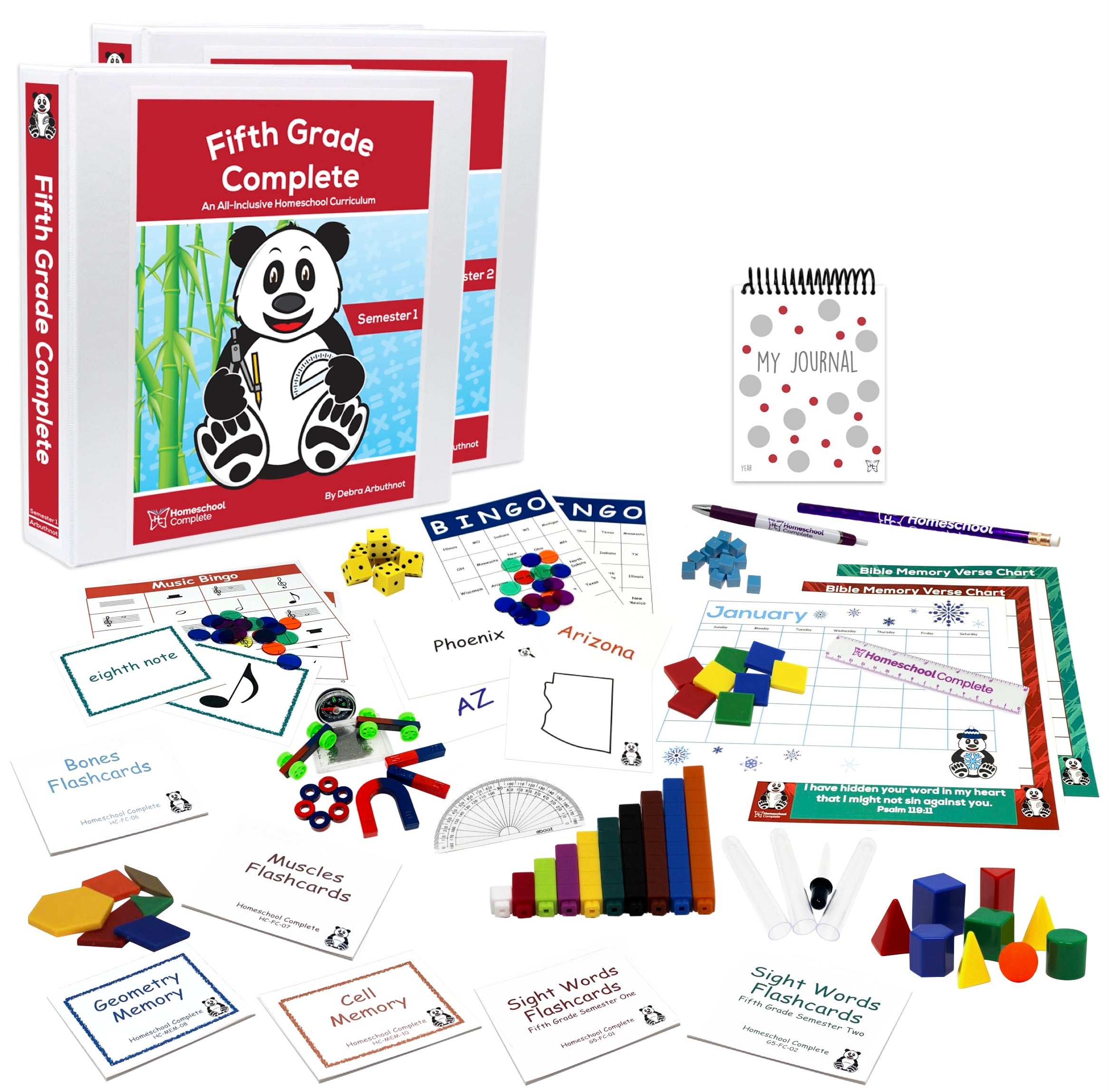 Fifth Grade Complete Deluxe Bundle (Faith-Based)